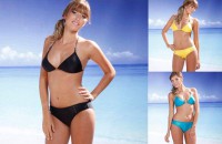 Sujetador de bikini de triángulos