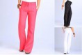 Pantalón ancho 100% lino, talle normal