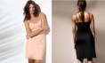 Camisón corto vaporoso de algodón stretch